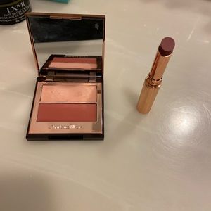 Charlotte Tilbury lipgloss stick and blush lot!
